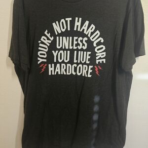 HOMAGE Charcoal Tee with White Graphic